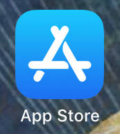 iPhoneホーム画面にある「App Store」のアイコン